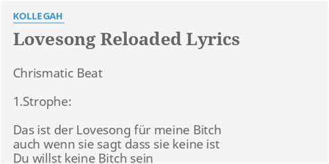 Kollegah – Lovesong Reloaded Lyrics 